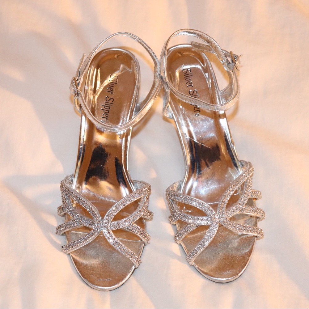 Silver Prom Shoes